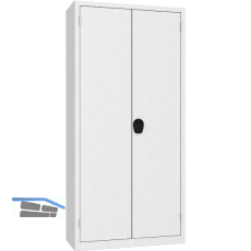 Fl�gelt�rschrank 1950x930x400 mm RAL 7035 lichtgrau