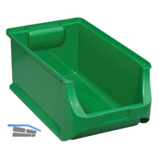 ALLIT Sichtlagerkasten Gr��e 4 gr�n 355 x 205 x 150 mm