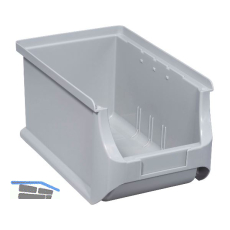 ALLIT Sichtlagerkasten Gr��e 3 Farbe grau 235 x 150 x 125 mm