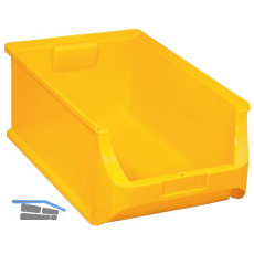 ALLIT Sichtlagerkasten Gr��e 5 gelb 500 x 310 x 200 mm