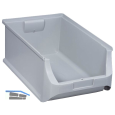 ALLIT Sichtlagerkasten Gr��e 5 grau 500 x 310 x 200 mm