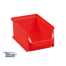 ALLIT Sichtlagerkasten Gr��e 2 Farbe rot 160 x 102 x 75 mm
