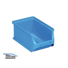 ALLIT Sichtlagerkasten Gr��e 2 Farbe blau 160 x 102 x 75 mm