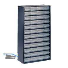 RAACO Schubladenmagazin 1248-01 mit 48 Schubladen 552 x 306 x 150 mm