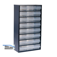 RAACO Schubladenmagazin 1224-02 mit 24 Schubladen 552 x 306 x 150 mm