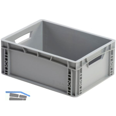 Eurokasten in grau geschlossen 400 x 300 x 170 mm