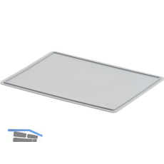 Deckel grau zu Eurokasten 400 x 300 mm