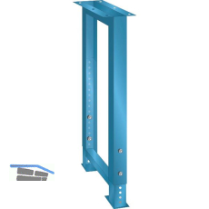 LISTA Werkbankfu� 80x725x700-1050mm RAL5012