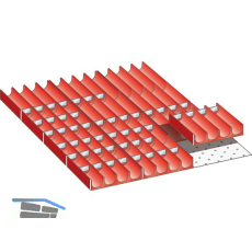 LISTA Einteilungsmaterial Muldensatz 27E x 36E f�r Fronth�he 50-200 mm