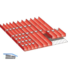 LISTA Einteilungsmaterial Muldensatz 27E x 36E f�r Fronth�he 50-200 mm