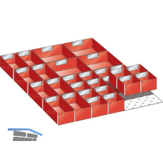 LISTA Einsatzk�sten 27E x 36E f�r Fronth�he 50 mm 28-teilig