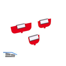 LISTA Muldenwand f�r 3 Muldenteile Inhalt 10 St�ck