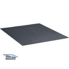 LISTA Rillenmatte 27x27E 559x567x3mm schwarz