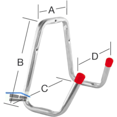 Universalhaken 150 x 245 x 125 mm verzinkt