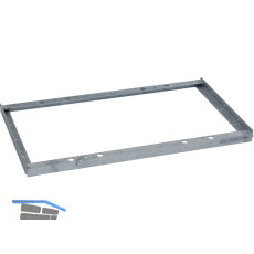 Bodenrahmen f�r Fahrradst�nder 2-teilig