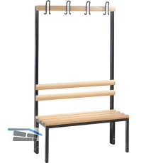 C+P Garderobenbank einseitig Basic 1650 x 1000 x 400 mm