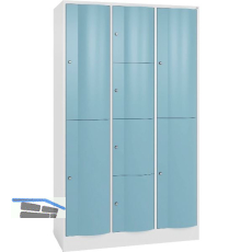 C+P Kombi Schlie�fachschrank Resisto 1950 x 1148 x 540 mm