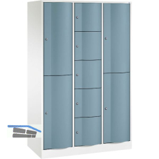 C+P Kombi Schlie�fachschrank Resisto 1950 x 1148 x 540 mm