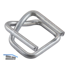 Kraftband Klemmen B4 f�r 13 mm Kraftband Inhalt 1000 St�ck