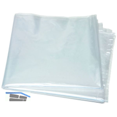 Bauschuttsack 70 Liter, 600 x 1200mm 50 St�ck ohne Zugband transparent