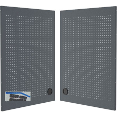 SEMLOC Lochwand f�r Ecke 1081 x 782 x 24 mm schwarz