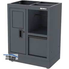SEMLOC Unterbau-Kombischrank 910 x 680 x 458 mm schwarz