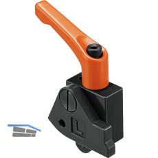 BLUM Schwenkanschlag schmal mit Klemmhebel, links