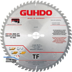 GUHDO HW-TF-Kreiss�geblatt Piano plus 303x3,2x30 mm WZ60 TF