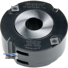 GUHDO Wendeplatten Falzkopf HW 125/50/30 mm