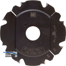 LEITZ Nutfr�sersatz mit Zwischenringen verstellbar - 150/7,5-14,5/30 mm