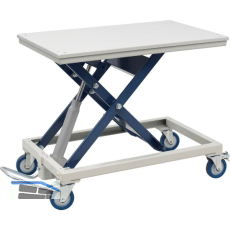 BECK H�henverstellbarer Arbeitstisch HS 300-standard mit Blechplatte