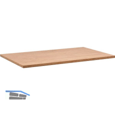 BECK Arbeitsplatte Buche-Multiplex, 1250 x 800 x 30 mm