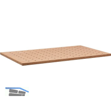 BECK Lochrasterplatte Buche-Multiplex, 1250 x 800 x 30 mm