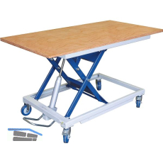 BECK H�henverstellbarer Arbeitstisch HS 300-midi mit Buchenplatte MULTIPLEX