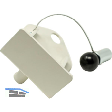 BECK Einzelwiderlager mit 1 Rasterbolzen und Sicherungsstecker