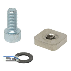 SI-TEC Gleitstein mit Schrauben zu Anschlagplatte