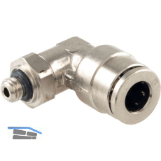 Pneumatik Winkeleinschraubanschluss, Durchmesser DM 6 mm, M5