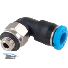 Pneumatik Winkeleinschraubanschluss, Durchmesser DM 4 mm, M5