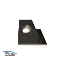 LANGE Messer f. Fl�chenziehklinge oben rechts, poliert B85+B90