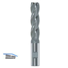 MAYKESTAG Schaftfr�ser HSS-ECo8 4,0 mm DIN 844 L lang zentrumschneidend