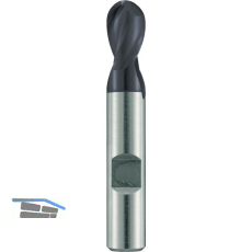 MAYKESTAG Langlochfr�ser mit Radius HSS-ECo8 ALUNIT 5,0 mm kurz Zweischneider