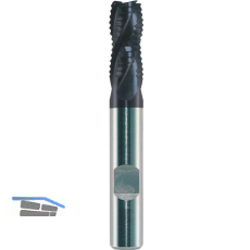 MAYKESTAG Schaftfr�ser HSS-ECo8 ALUNIT 25,0 mm DIN 844 K kurz zentrumschneidend