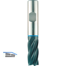 MAYKESTAG Schaftfr�ser HSS-SPM HF-K ALUNIT 8,0 mm DIN 844 K kurz zentrumschn.