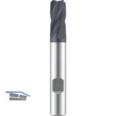 MAYKESTAG VHM-Schruppfr�ser 30� ALUNIT 20,0 mm DIN 6527 L lang