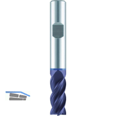 MAYKESTAG VHM-Schaftfr�ser Speedcut Inox ALUNIT-S 8,0 mm Vierschn. ungl. Drall.