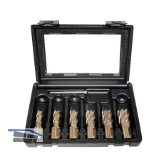 ALFRA Metallkernbohrer-Set HSS -Co ECO 6-teilig Schnitttiefe 30 mm