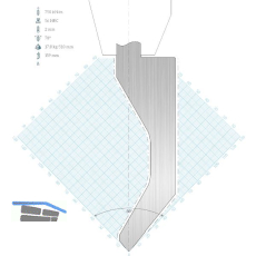 LVD Standard-Oberwerkzeug LVD-Classic-Aufnahme D10 gekr. L=550 78� 750kN 12tlg.