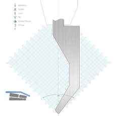 LVD Standard-Oberwerkzeug WILA-Aufnahme gekr�pft D10W L=550 78� 400kN 12-teilig