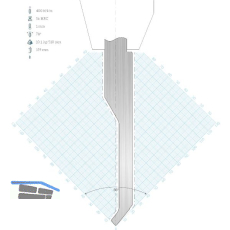 LVD Standard-Oberwerkzeug WILA-Aufnahme gekr�pft E10W L=250 78� 400kN