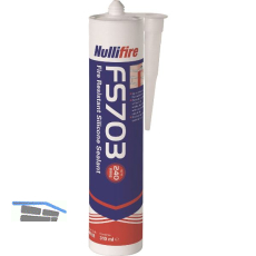 NULLIFIRE Brandschutzsilikon FS703 310ml wei�